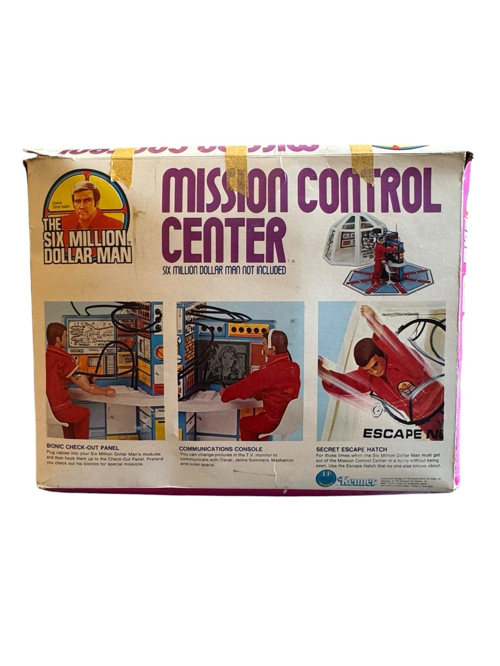 The Six Million Dollar Man Mission Control Center Playset Vintage - Picture 6 of 11